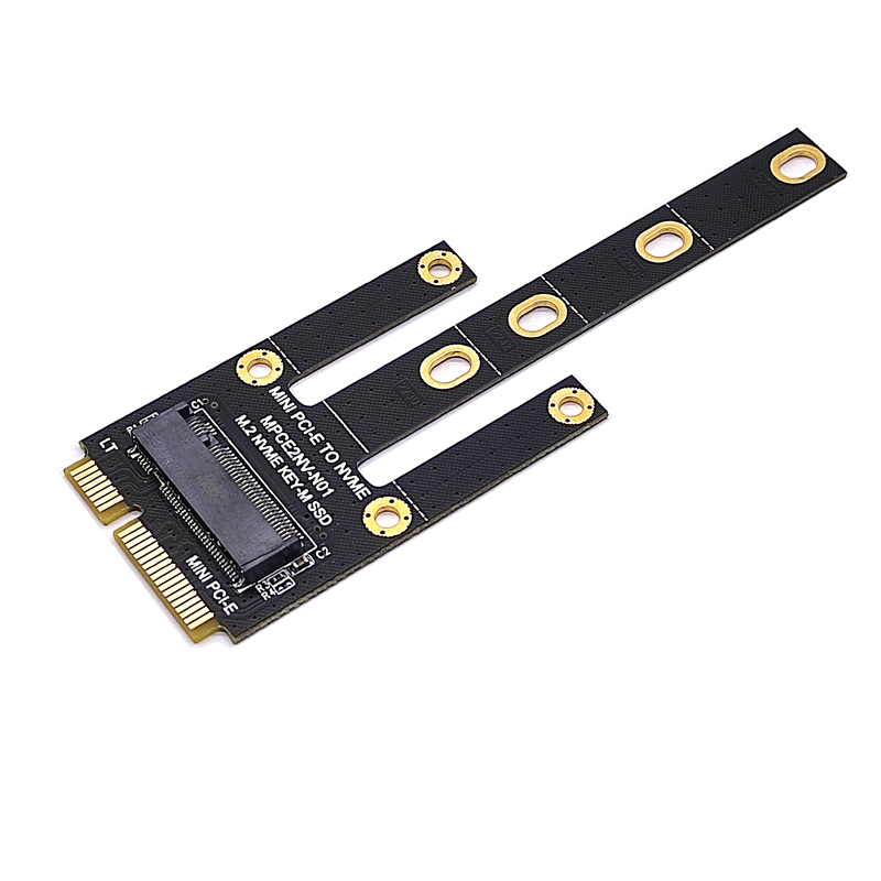 New Mini PCIE to M2 NVMe Adapter Mini PCIE to M.2 M2 MINI PCI-E to NVMe Converter Card Riser Support 2230 2242 2260 2280 M2 SSD. 