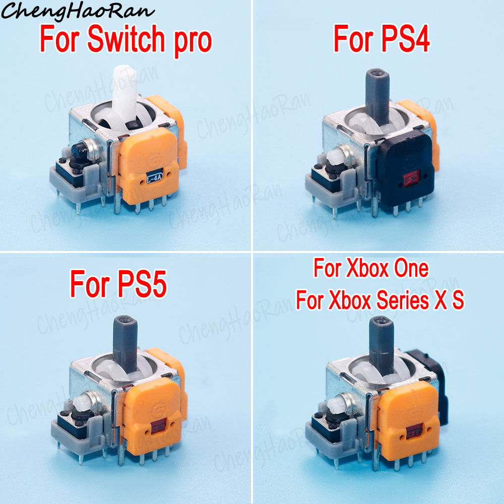 1 piece For PS4 PS5 Xbox One Series X/S Hall effect rocker Electromagnetic Analog Stick Third generation Anti drift Joysticks. 