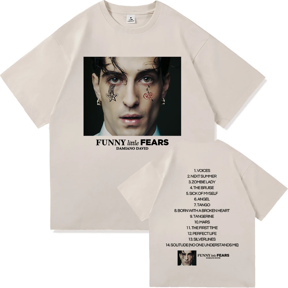 Damiano David Funny Little Fears T Shirt Women Harajuku Aesthetic