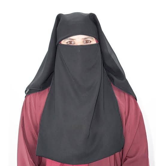 3 Layer Muslim Niqab for Women / 3 Layer Niqab Hijab for Women / Niqab Collection.