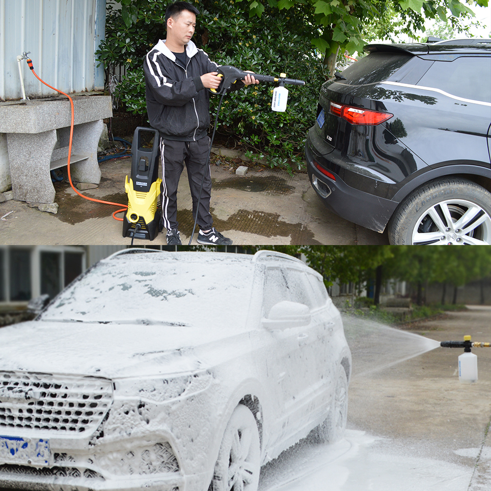 Car foam wash Snow foam lance foam nozzle foam cannon foam generator for Daewoo Hammer Karcher Huter Makita High Pressure Washer. 