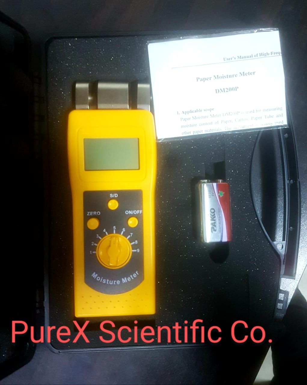 Digital Textile Moisture Meter -DM200T