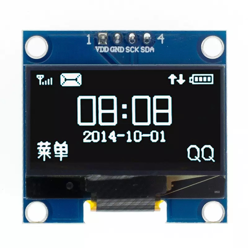 1.3" OLED Module 1.3 inch Display Module White/Blue 128X64SPI/IIC I2C Communicate Color 1.3 Inch OLED LCD LED Display Module. 