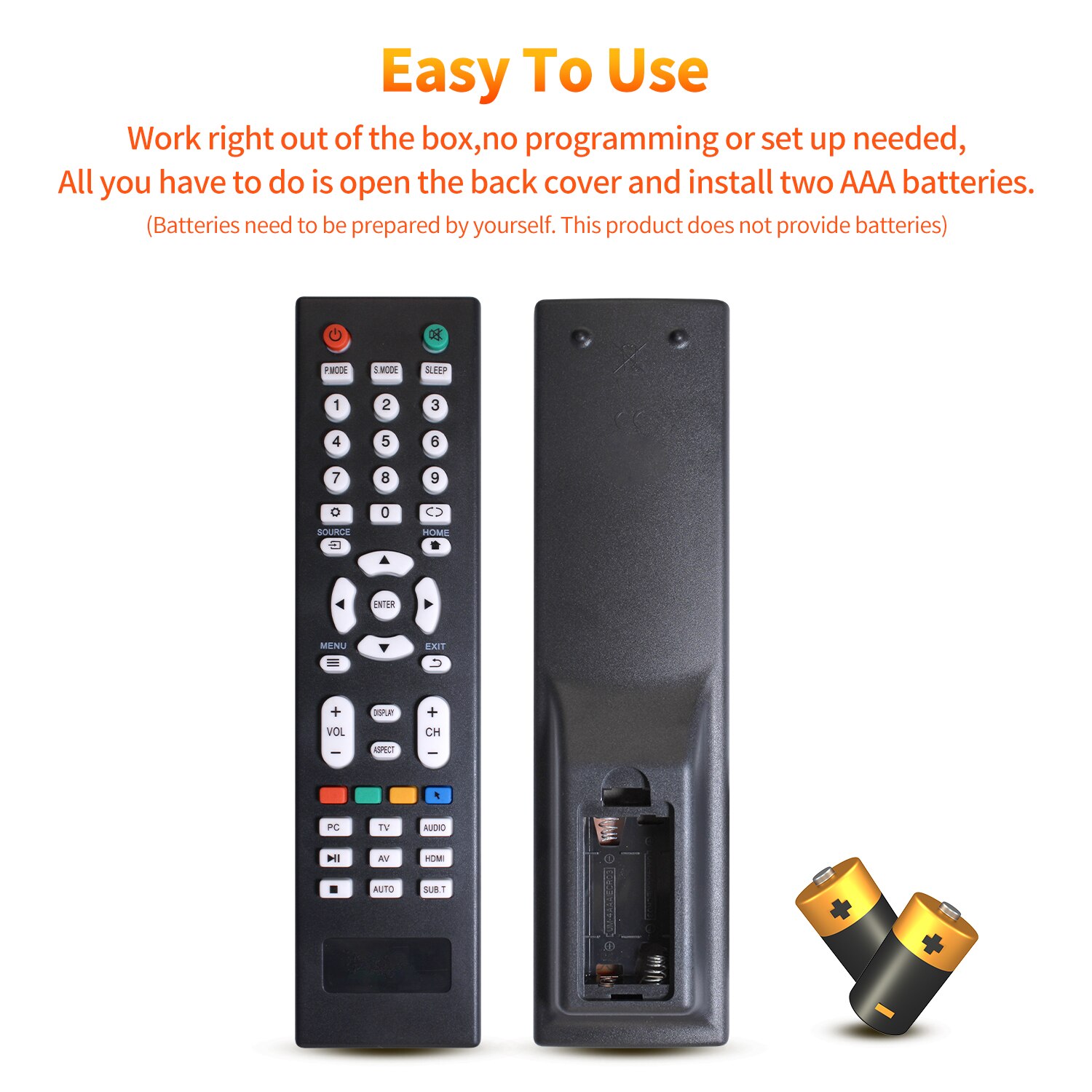 Universal Remote Control RM-2223 For Wansa ,Nikai ,Dnasat TV BOX. 