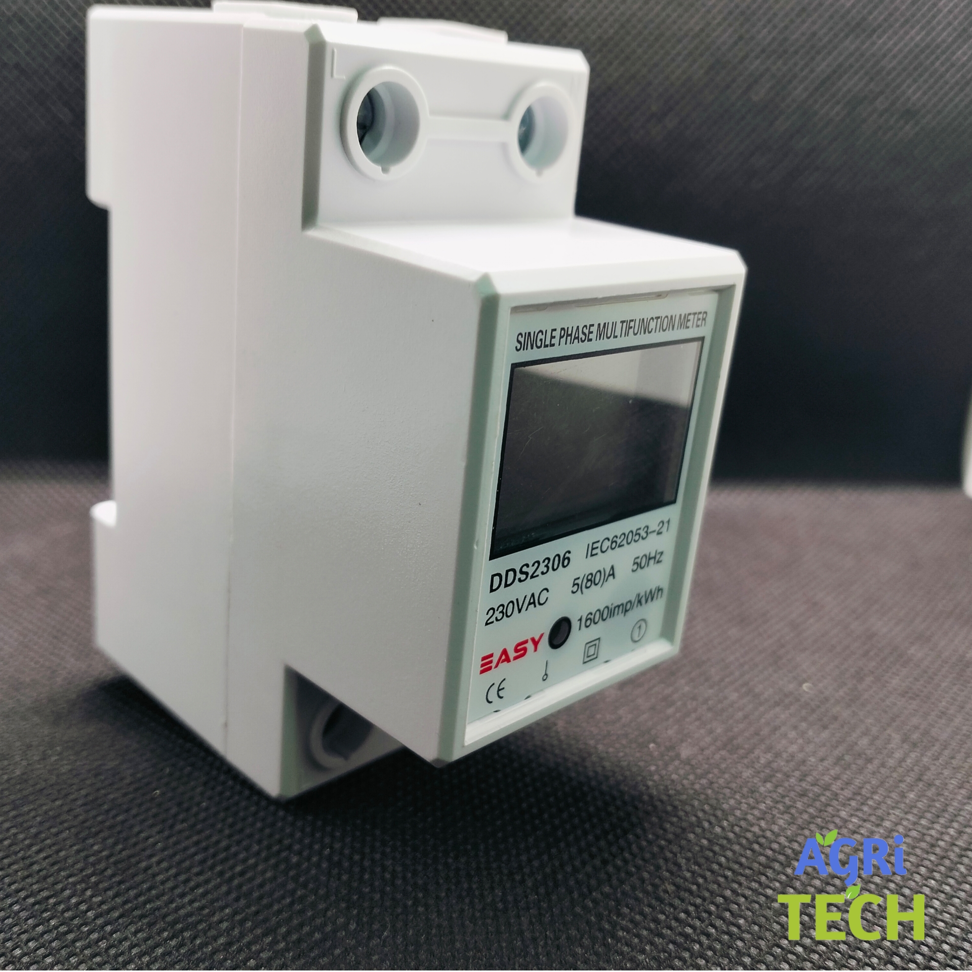 Mini Energy Meter 220V Single-Phase 80A - High-Resolution LCD Display, Accurate Watt Hour Measurement, Intelligent Digital Display - Ideal for Household Energy Management and Air Conditioning Monitoring. 