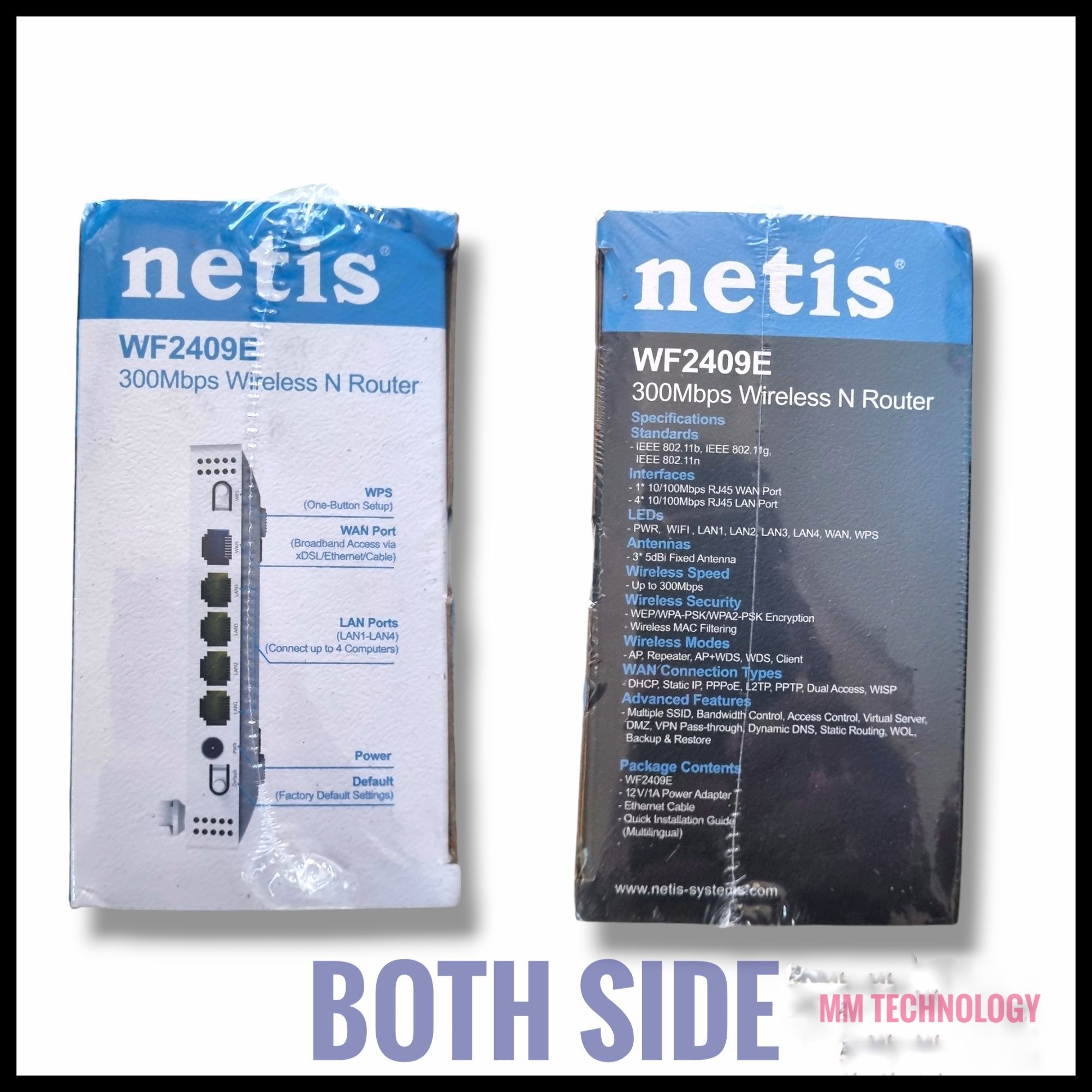 Netis WF2409E 300 Mbps Wireless N Router (3 Antenna). 