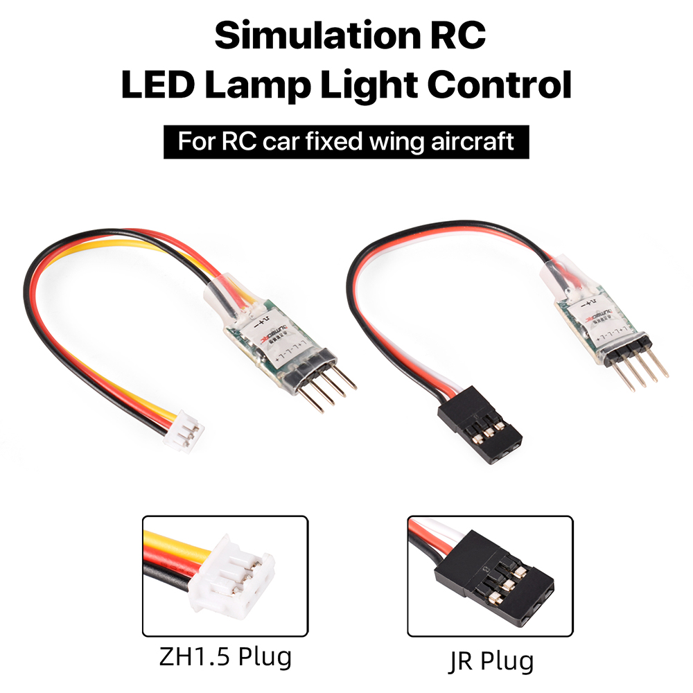 DUMBORC RC Light Controller LED Switch Panel System Turn on/Off 3CH for RC Car Vehicle RC Mini Car Fixed Wing Aircraft Parts. 