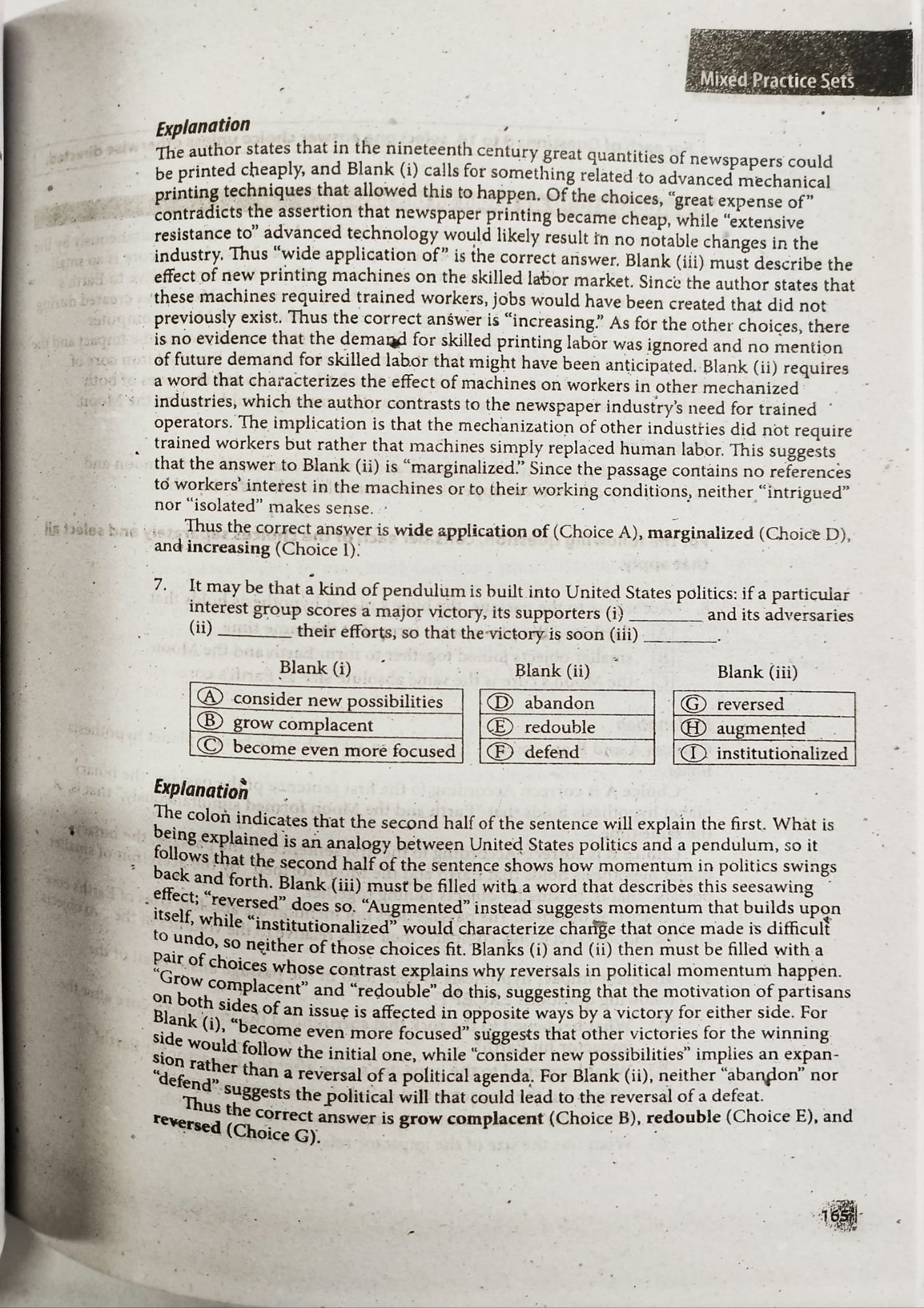 GRE VERBAL REASONING BY ETS - VOLUME 1. 
