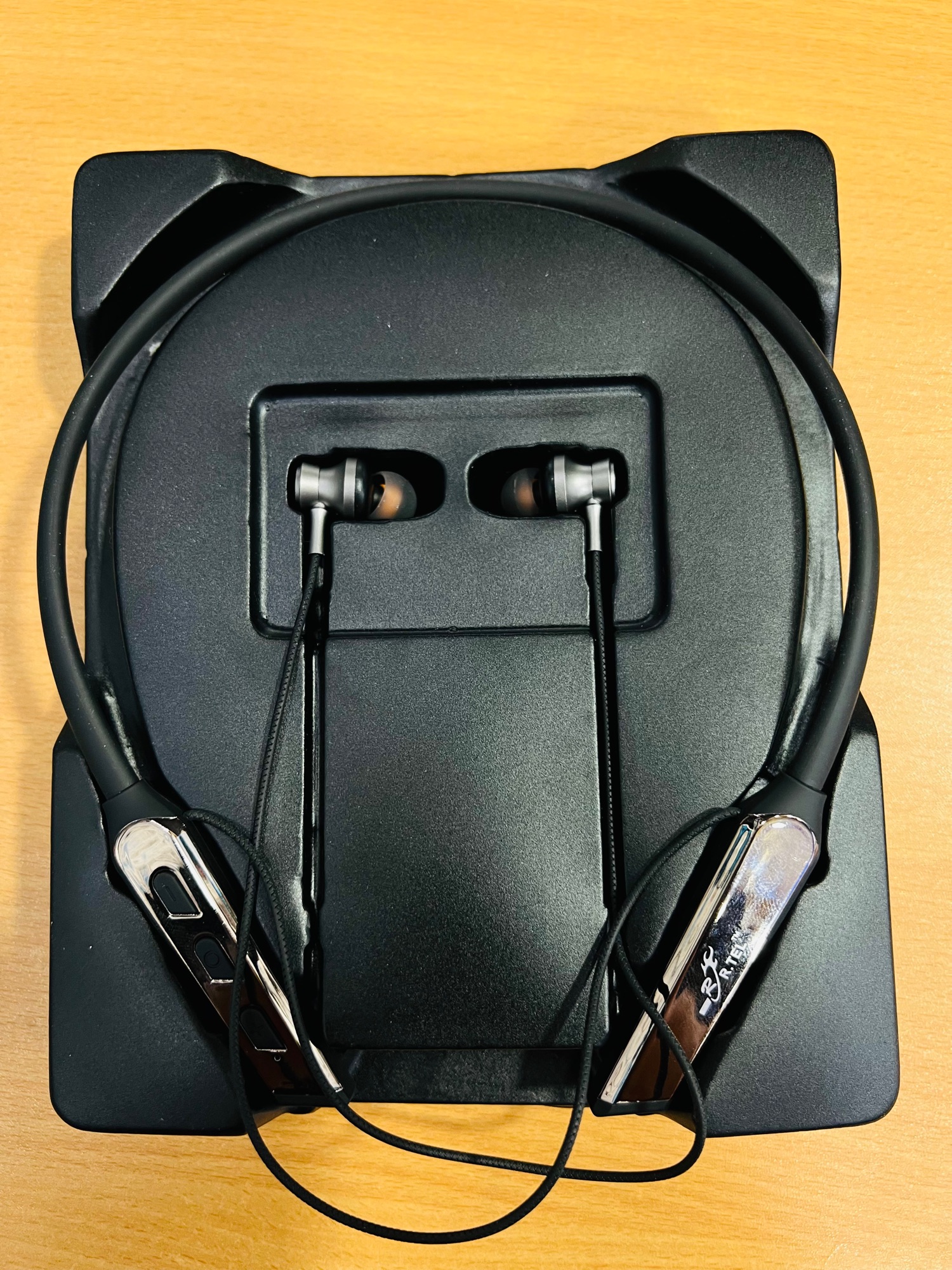 R Tel ENC Neckband RM-N11 40h music time and 5 voice changer mode. 