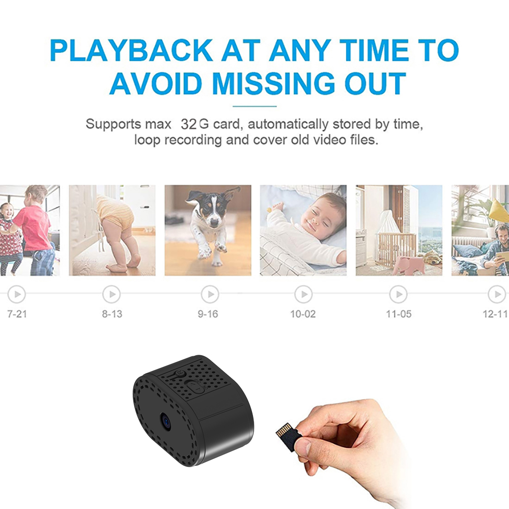 Mini Cameras Wireless WiFi Remote Monitor Camera Super Small P2P Smart camera Home security Tiny IP Camera. 