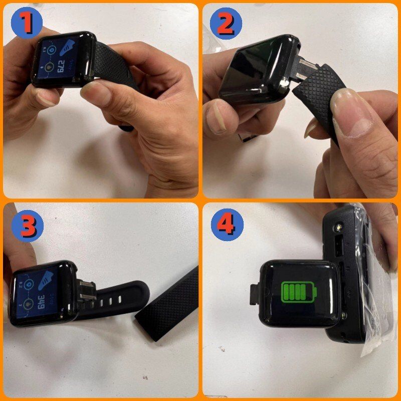 116 plus /Y68 Smart Bracelet Fitness tracker for men. 