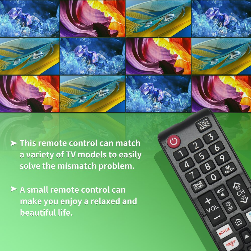 BN59 01315B For Samsung Remote Control Compatible with UE43RU7100 UE49RU7100 UE50RU7100 UE55RU7100 UE75RU7100 UE43RU7105 UE43RU7. 
