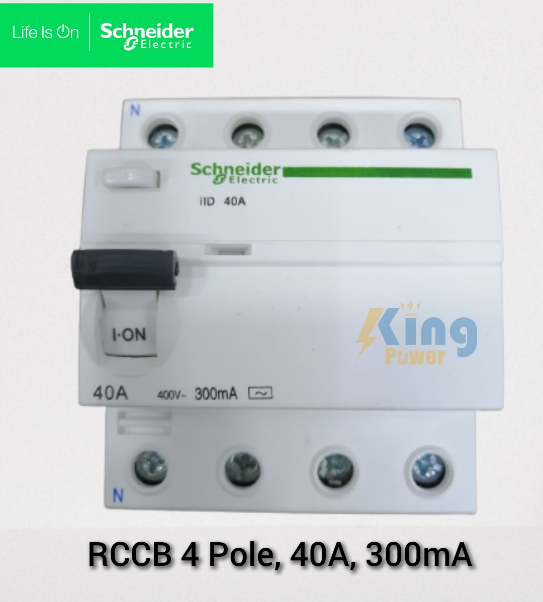 Schneider, RCCB,4Pole,300MA,(32A up to 100A) Same price