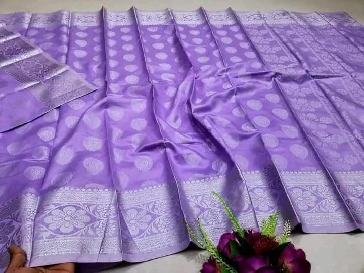 Fashionable Full Body Work Soft Silk Katan Saree