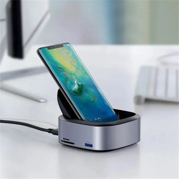 Baseus 8 in 1 USB-C Type-C Docking Station Hub Adapter. 