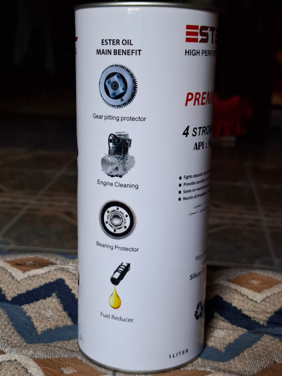 ESTER OIL 20W40 SYNTHETIC BLEND ENGINE OIL. 