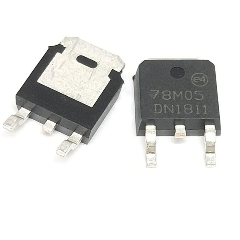 10PCS 78M05 TO252 MC78M05 LM78M05 0.5A +5V TO-252 New and Original IC Chipset other need 01711773566 inform me. 