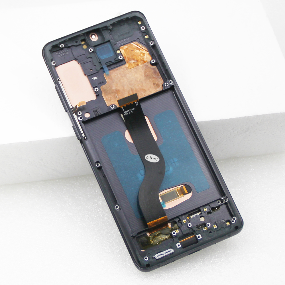 6.7''S20 Plus For Samsung For AMOLED S20+ G985 G985F G985F/DS LCD Display Touch Screen Digitizer Assembly Replacement. 
