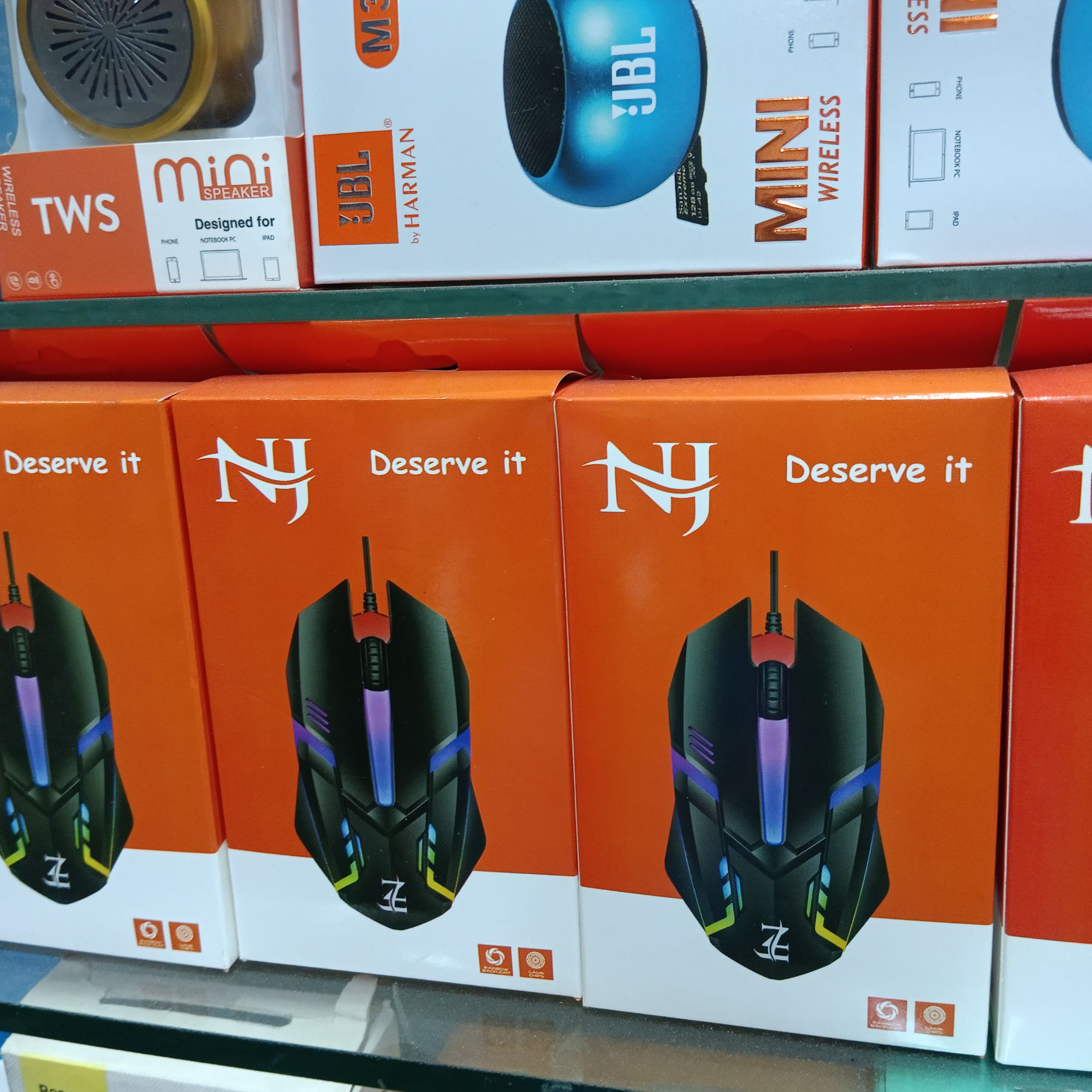 JEQANG- JM-318 Wired LED Optical Mouse. 