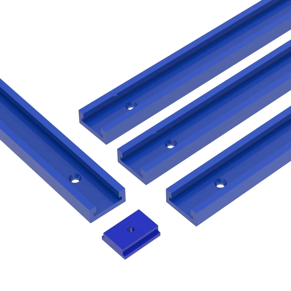 50cm T30 Track, T-Slider T Slot Miter Track Jig - Miter Gauge Guide Chute for Workbench Table Saw Router Table DIY Tools. 