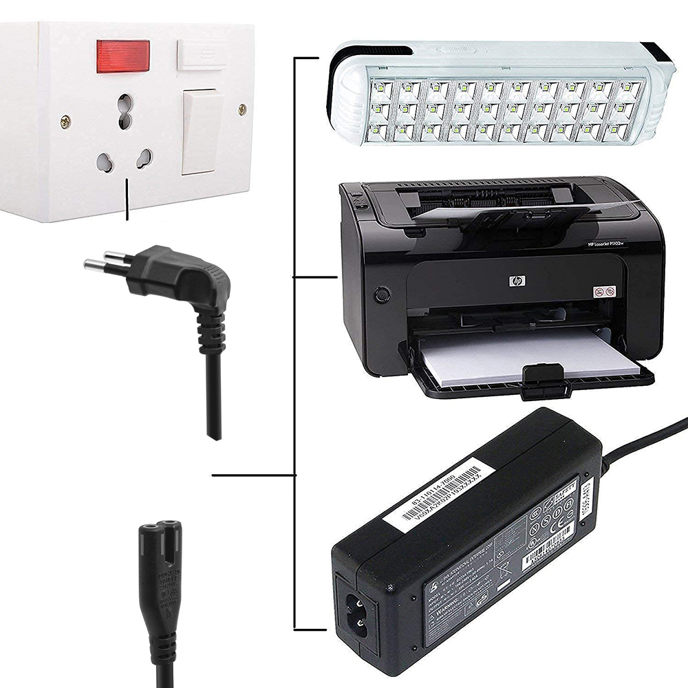 EU power cord for Samsung TV 90 degree Samsung Power cable with Angled EU AC power Plug cable for PS4 Apple TV printer camera. 