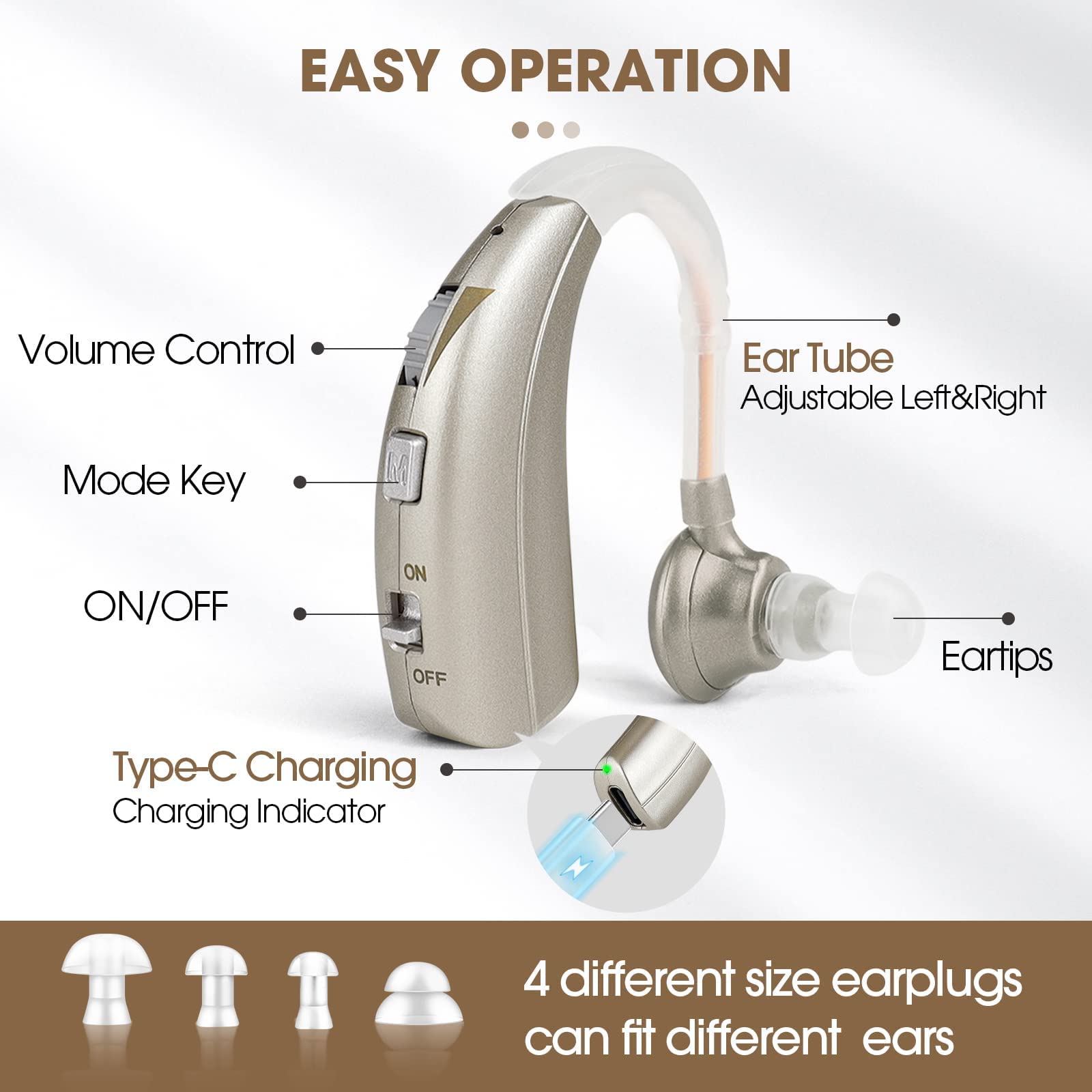 Rionet BTE Rechargeable Hearing Aid

High quality rechargeable battery

Around 30 hours continuously using after fully charged

Super Power Saving

Low Noise Distortion

BTE Design

Rion Co,. Ltd. Tokyo, Japan. 