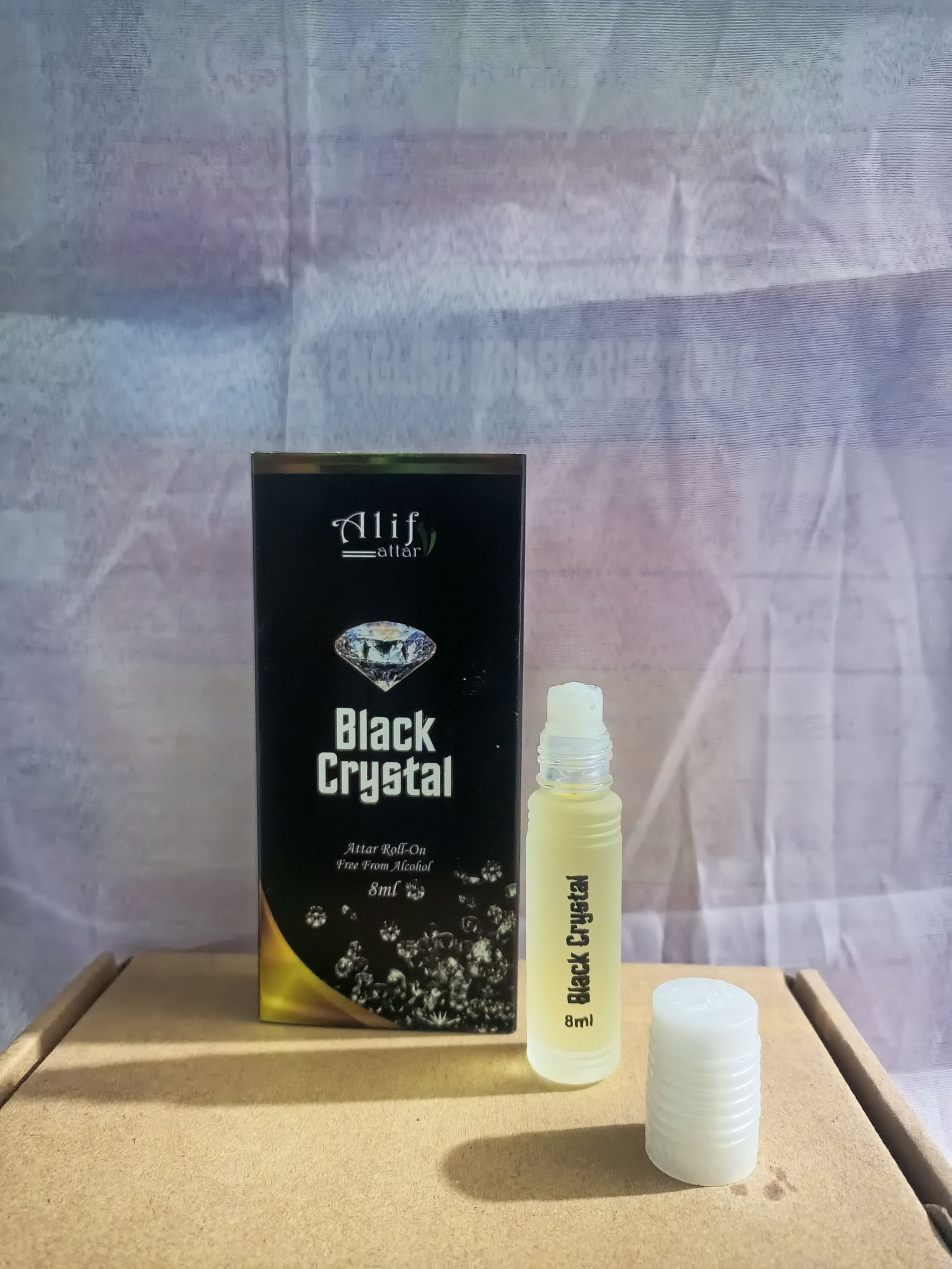 Black Crystal attar by Alif (Alif new collection) 8 ml roll on long lasting fragrance.. 