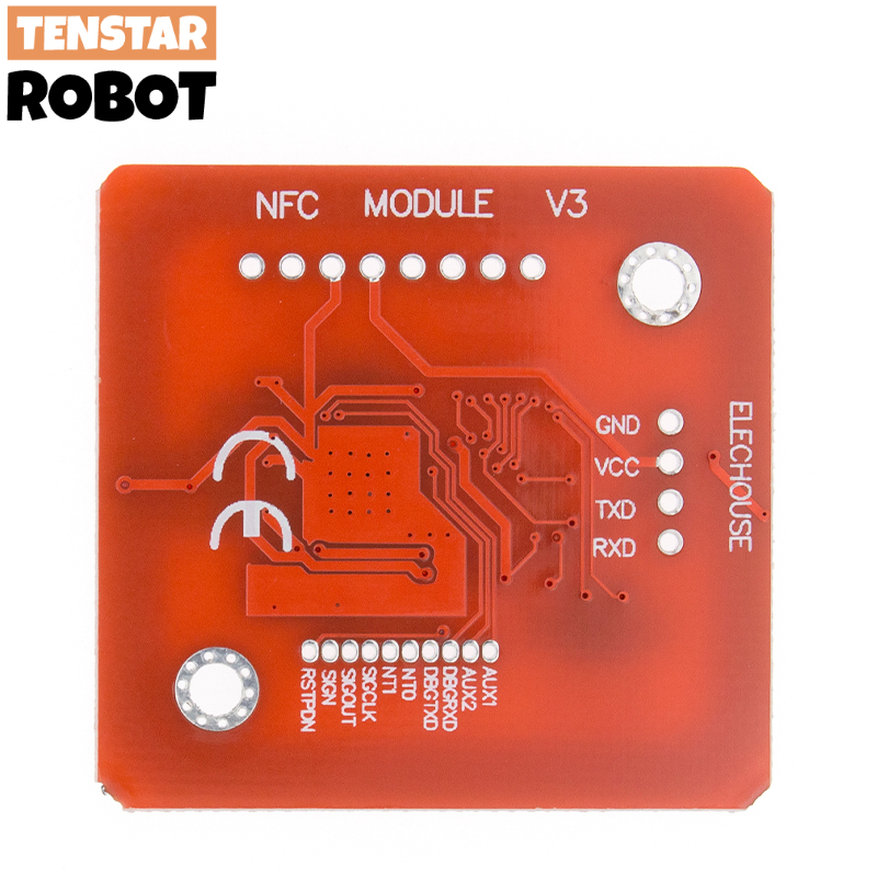 TENSTAR ROBOT PN532 NFC RFID Wireless Module V3 User Kits Reader Writer Mode IC S50 Card PCB Attenna I2C IIC SPI HSU. 