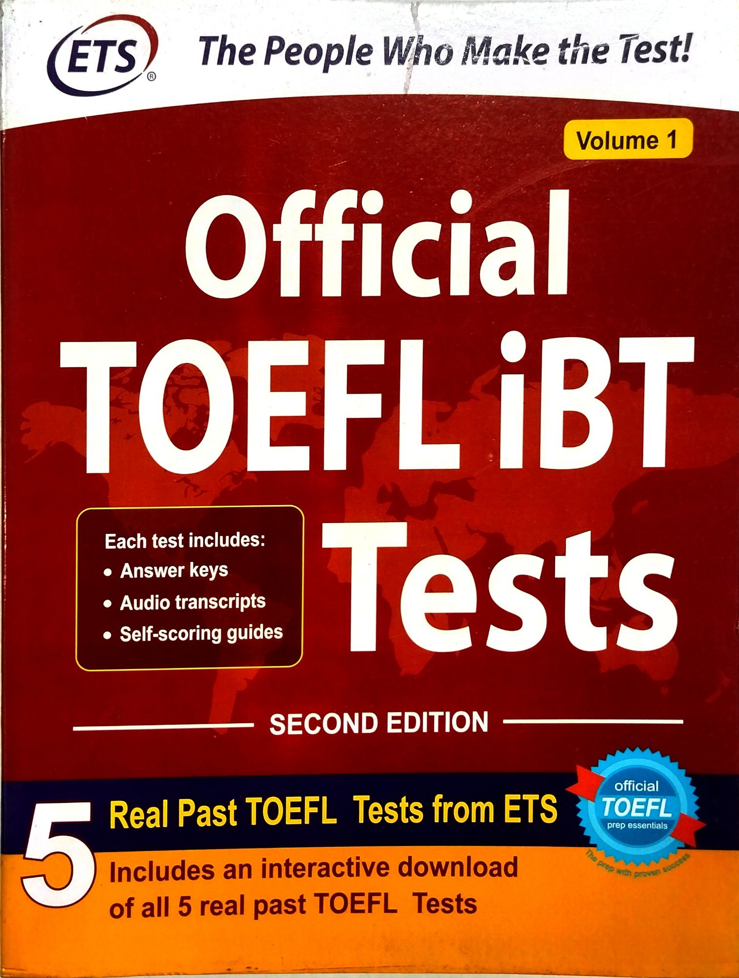OFFICIAL TOEFL IBT TESTS BY
ETS -
SECOND EDITION. 