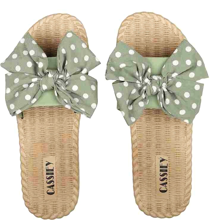 Eva Woman Slippers Solid Open Toe Flats Black, White, Green Woman slides. 