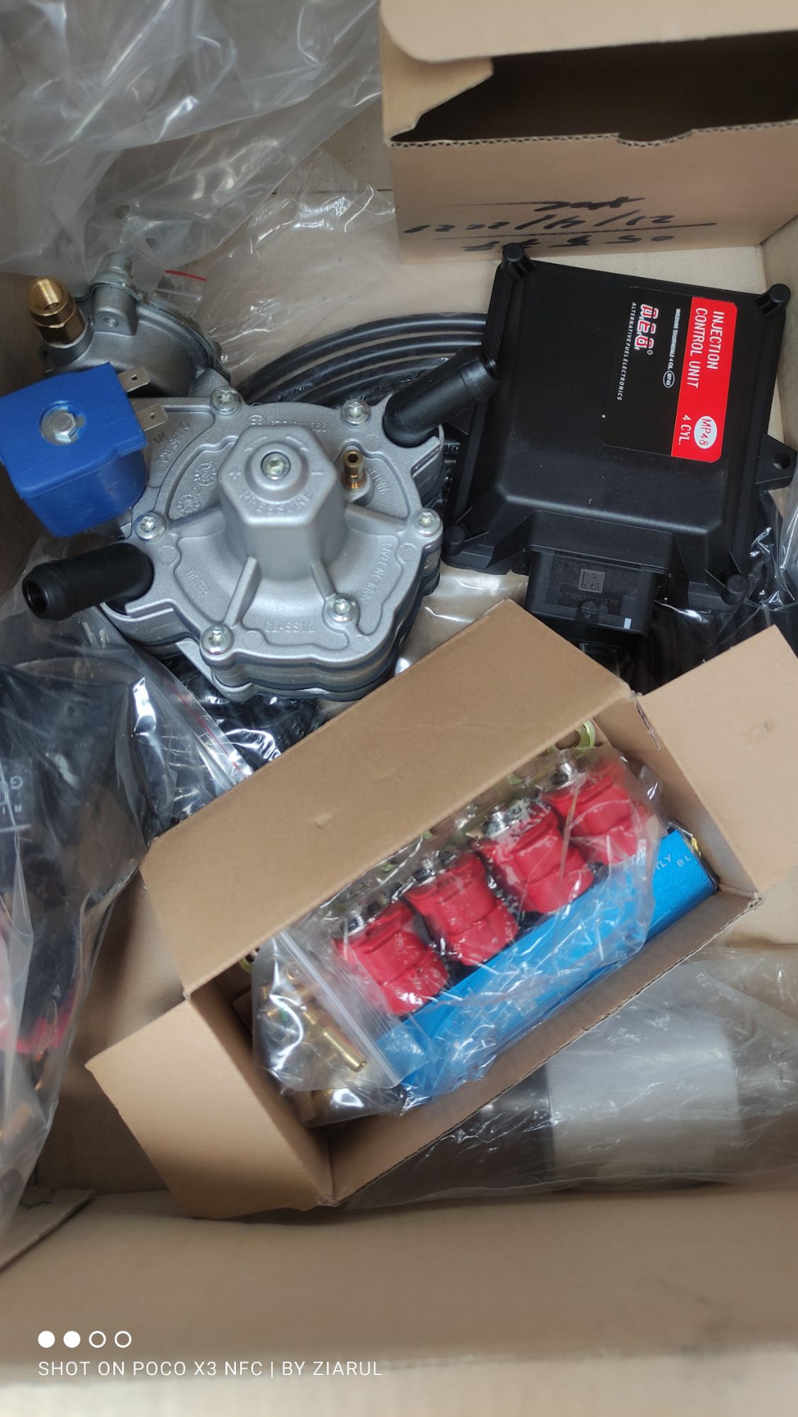 AEB lpg parts full conversion sequential system. 