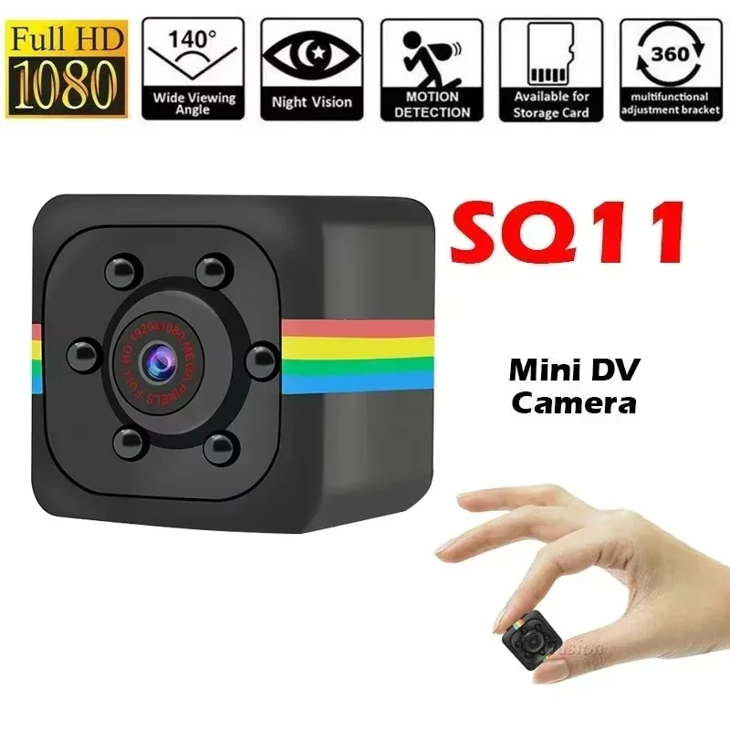 Mini Camera HD Portable Small Nanny Cam Video Voice Mini DV Recorder Indoor Covert Security Camera for Home and Office