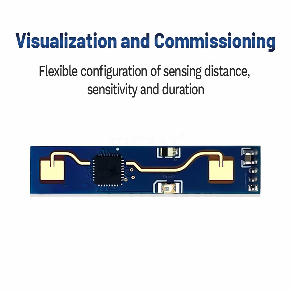 24GHz Smart Millimeter Wave Radar Sensing Heartbeat Detection Module Human Presence Sensor Module with BT HLK-LD2410B. 