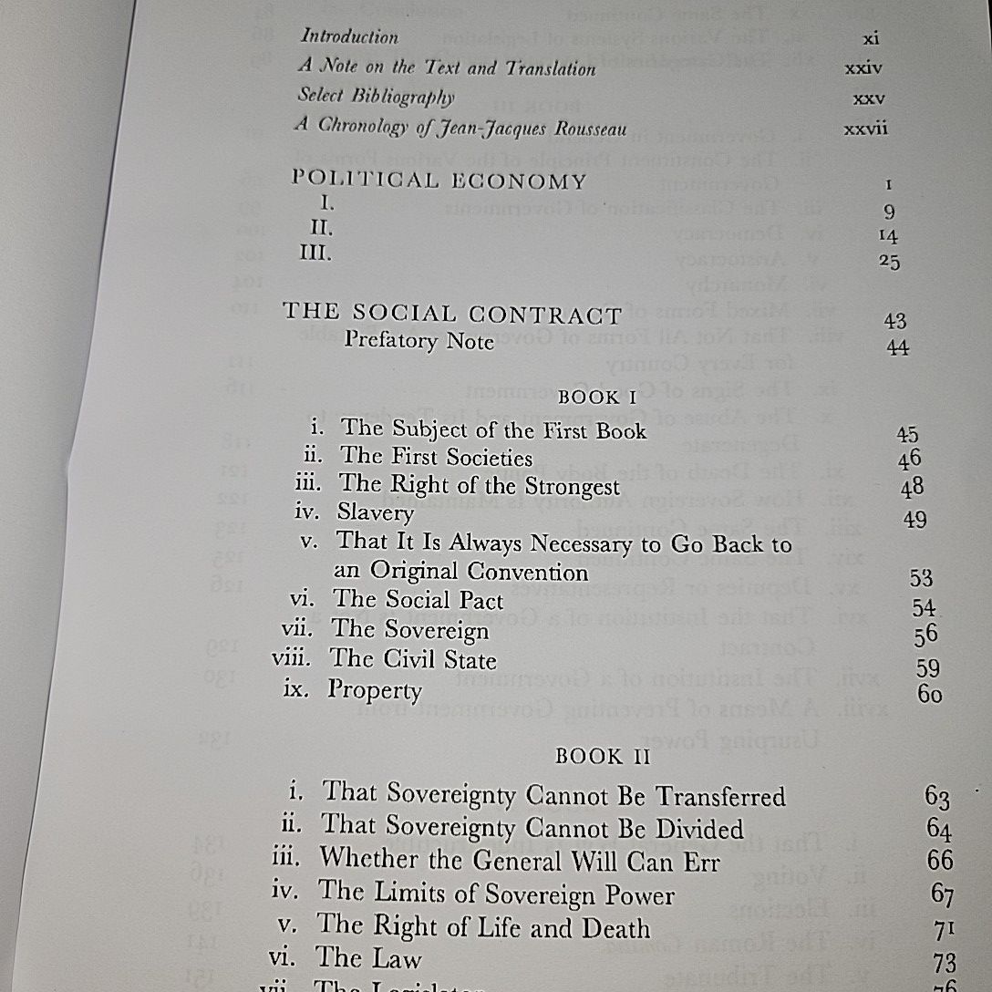 Jean-Jacques Rousseau; The Socia Contract By Christopher Betts. 