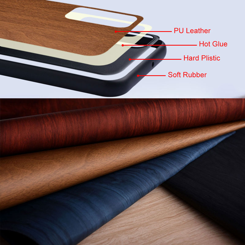 Case for OnePlus 12R 12 5G funda bamboo wood pattern back cover for oneplus 12 12r phone case capa. 