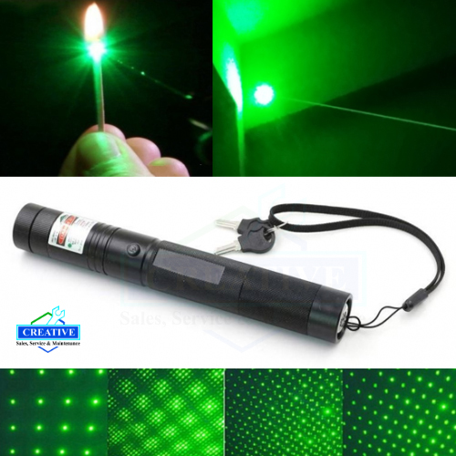 Green Laser Pointer – Rechargeable, Adjustable Focus, Professional Laser Light. 