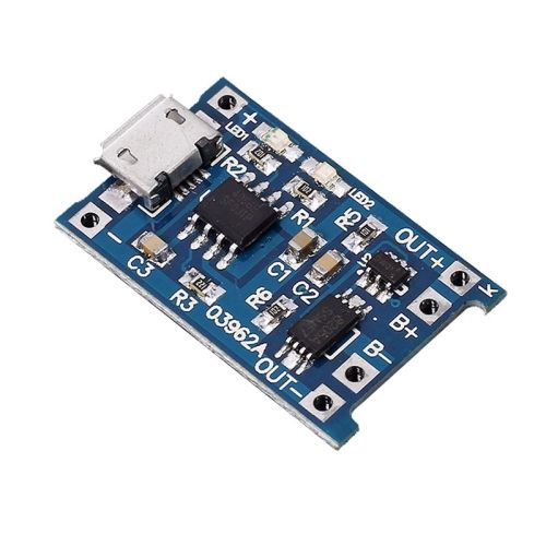 HW-107 TP4056 Micro USB Battery Charging Board 5V Charger Module 1A Lithium Battery with Protection