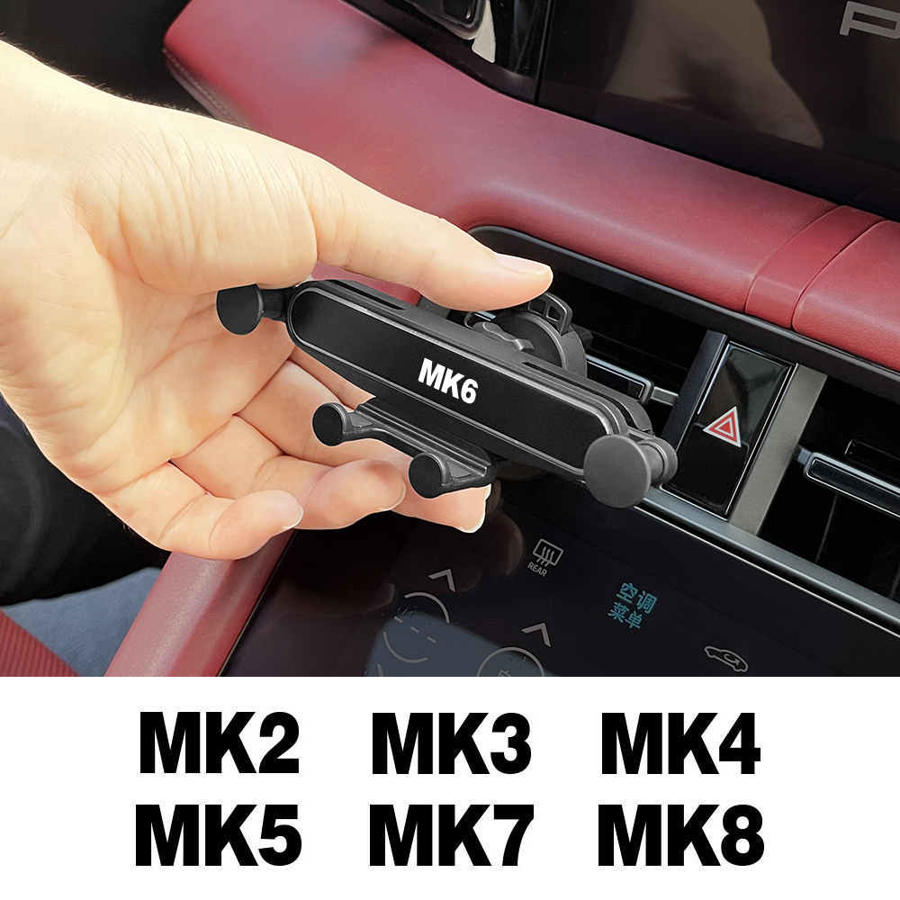 Gravity Car Air Vent Clip Mount Phone Holder Auto Accessories For VW Volkswagen Golf 6 7 5 4 3 2 8 MK4 MK6 MK7 MK5 MK3 MK2 MK8