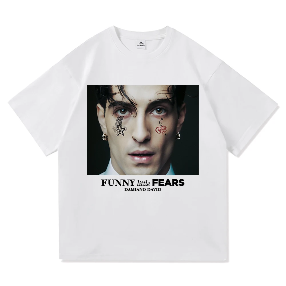 Damiano David Funny Little Fears T Shirt Women Harajuku Aesthetic