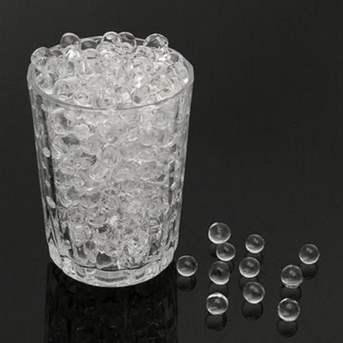 100 Pieces Crystal or Water Color Magic Balls or Jelly Ball (Water or Transparent Color). 