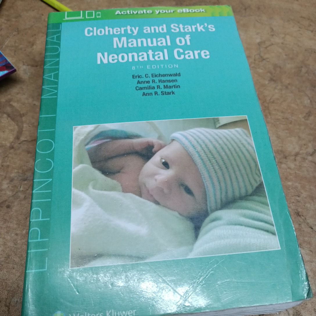 Cloherty and Stark's Manual of Neonatal Care

8TH EDITION