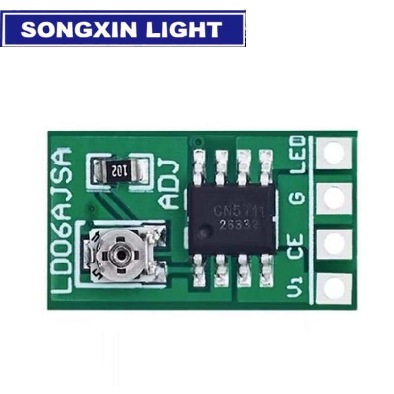 New 30-1500MA Adjustable Constant Current LED Driver DC 3.3V 3.7V 4.2V 5V PWM Control Board Buck Power module. 