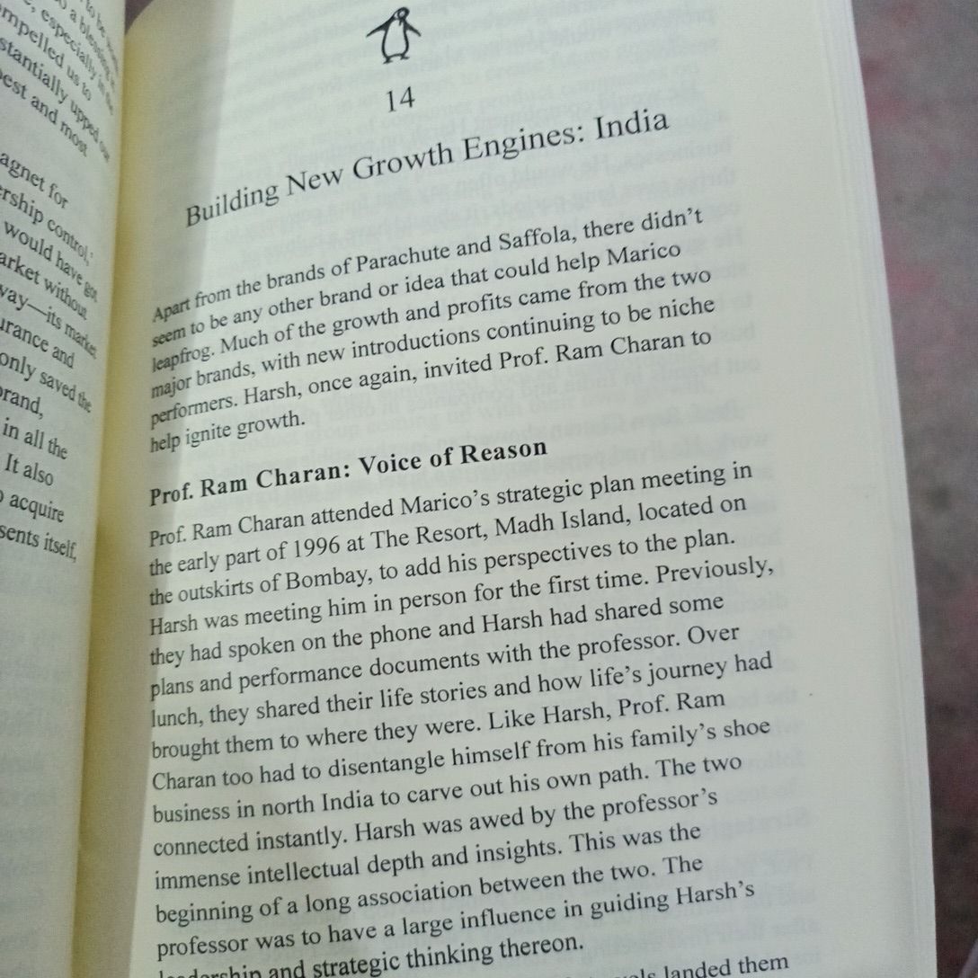 Harsh Realities: The Making of Marico

Book by Harsh Mariwala and Ram Charan. 