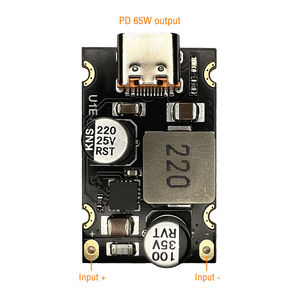 PD65W Fast Charging Module Type-C Interface PD3.1 PPS Fast Charging QC3.0 SCP. 