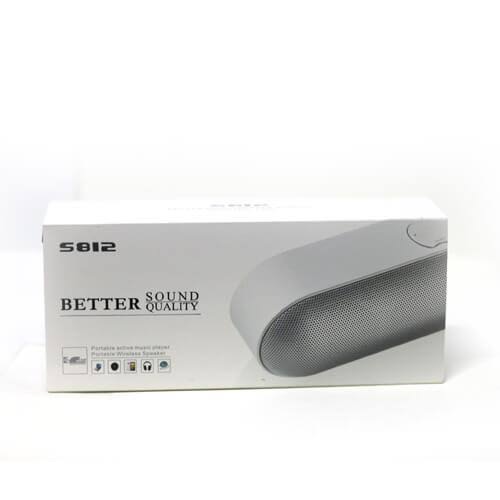 Portable Bluetooth Speaker new apple S-812 Heavy Bass Crystal Clear Sound. 
