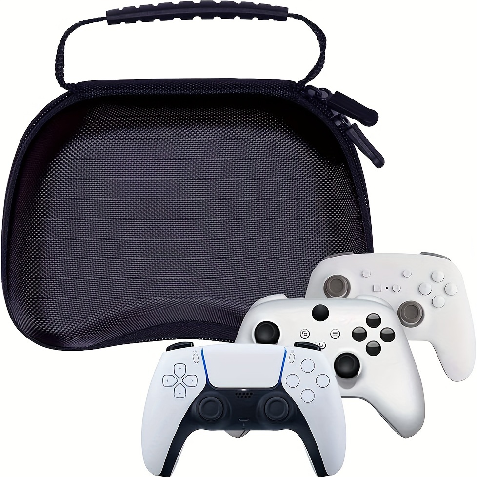 Game Controller Storage Case,Compatible with PS5/ XBOX SERIES X/S / SWITCH Gamepad, Travel Carrying Hard Protective Box. 