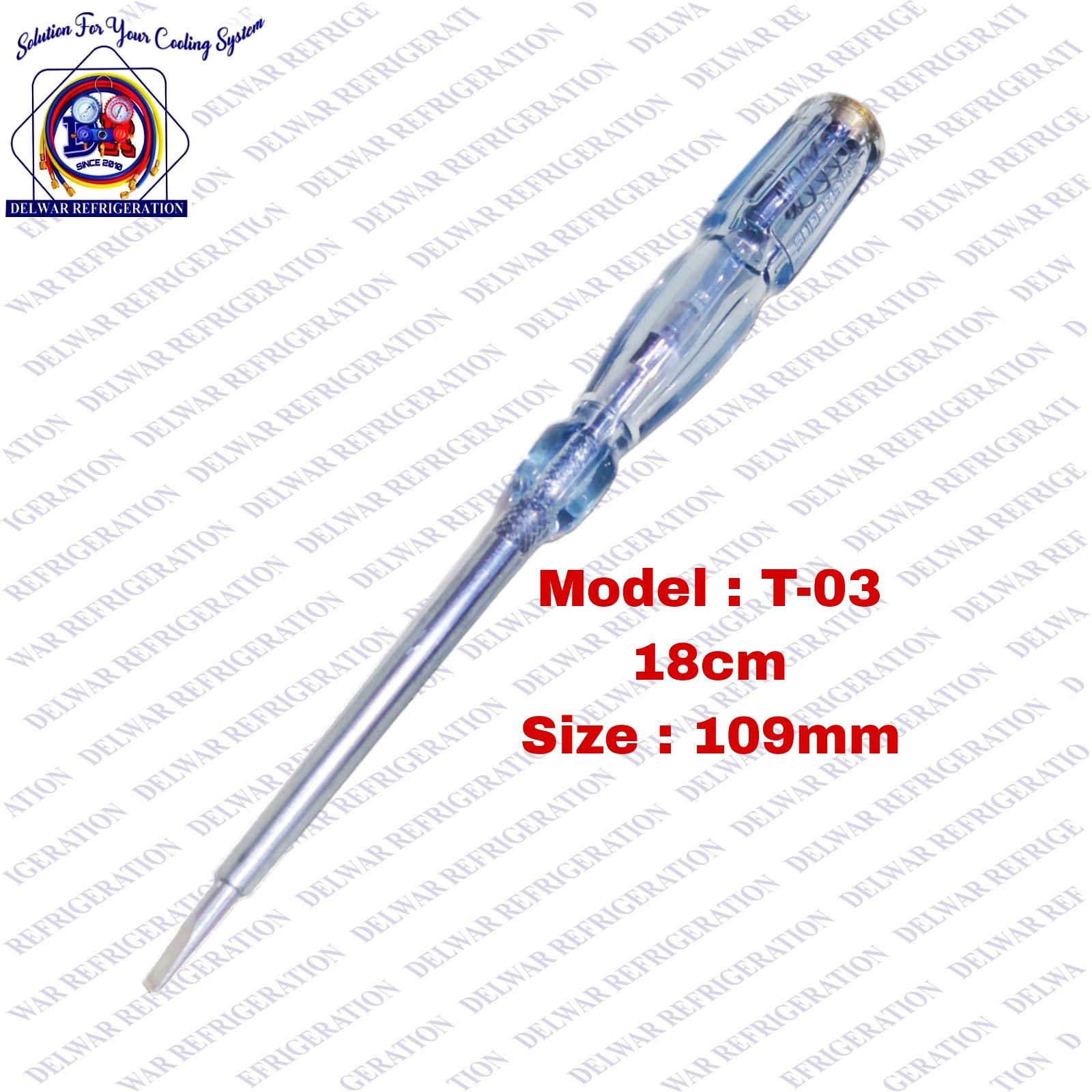 Super Star electrical Tester Model : T-03 size 19mm votage rating 100-500v AC. 