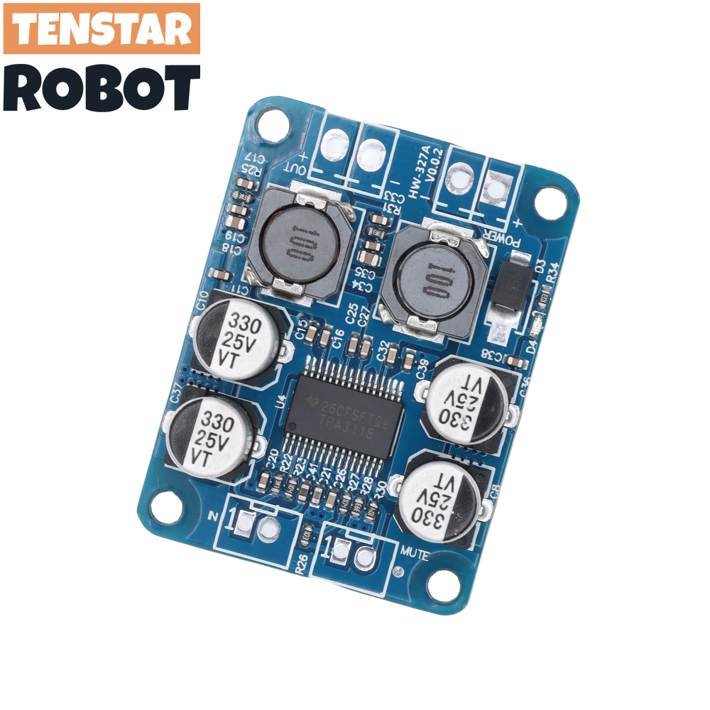 32Pin Chip Original TPA3118 60W DC 12V-24V Mono Digital Audio Power Amplifier Board Amp Module. 
