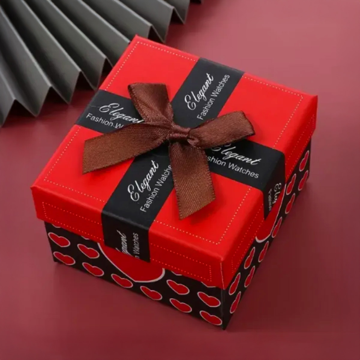 Women'S Fashionable Blank Watch Box For Storage - only Box