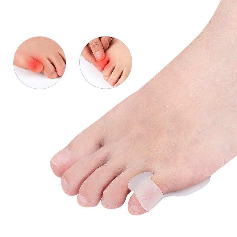 Pexmen 2Pcs Pinky Toe Separators Little Toe Cushion Splint Small Toe Protector Prevent Blisters Callus and Corns. 